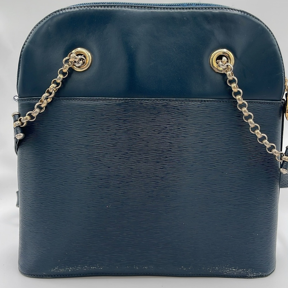 Chloe Leather Chain Handbag Shoulder
Bag Blue Bag. - Picture 4 of 9